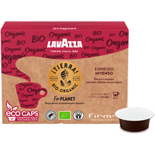 Naložite sliko v pregledovalnik galerije, Bio razgradljive kavne kapsule Lavazza Tierra Bio organic Espresso Intenso
