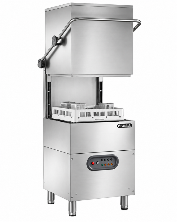 AMITEK LSH6001 – pomivalni stroj s pokrovom in košaro 500x500 mm