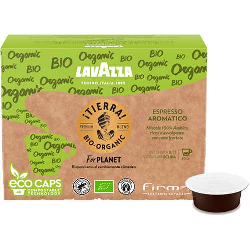 Bio razgradljive kavne kapsule Lavazza Tierra Bio organic Espresso Aromatico